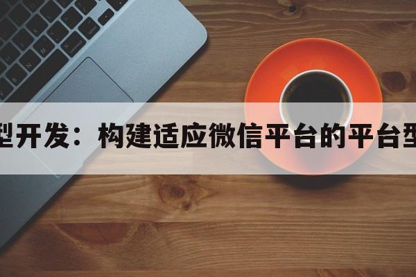 微信小程序平台型开发：构建适应微信平台的平台型小程序解决方案