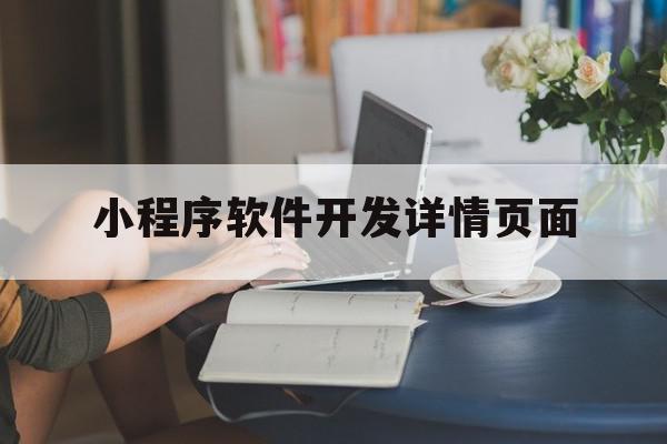 小程序软件开发详情页面