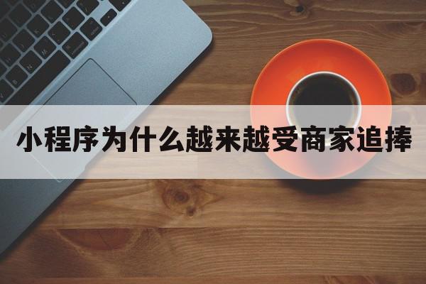 小程序为什么越来越受商家追捧