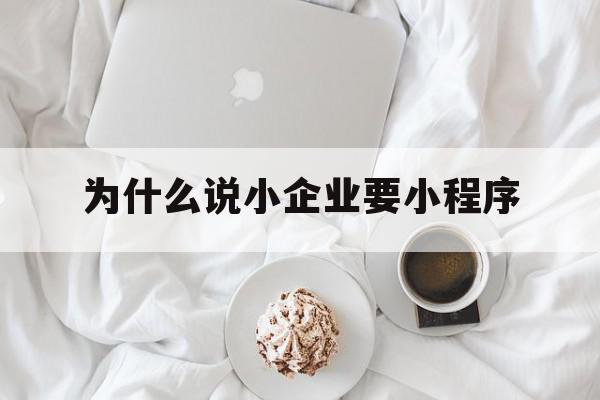 为什么说小企业要小程序