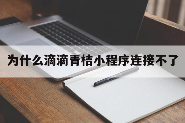 为什么滴滴青桔小程序连接不了