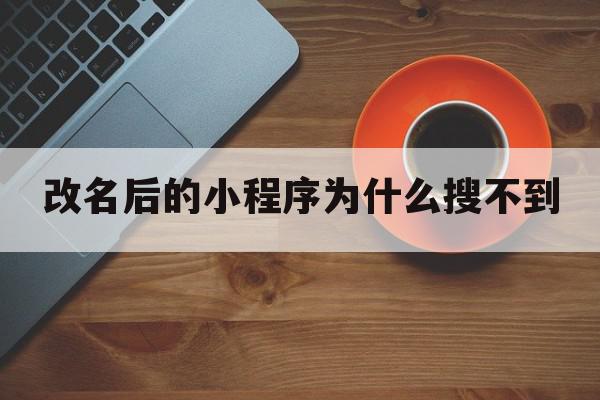 改名后的小程序为什么搜不到