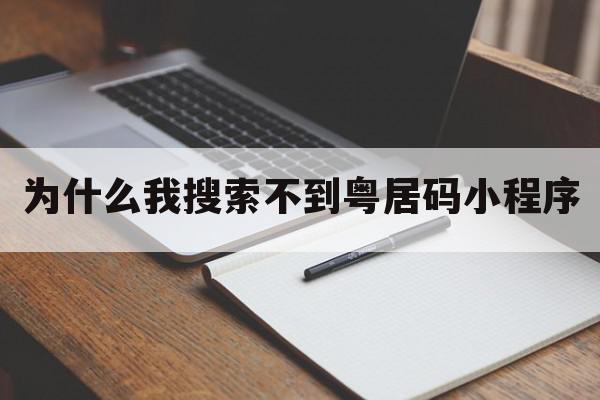 为什么我搜索不到粤居码小程序