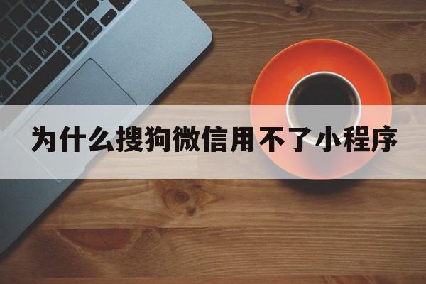 为什么搜狗微信用不了小程序