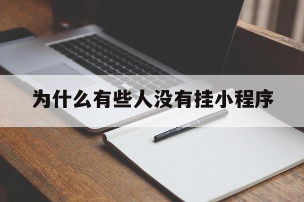 为什么有些人没有挂小程序