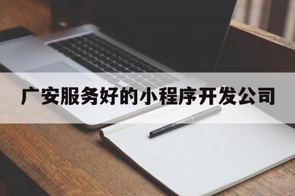 广安服务好的小程序开发公司