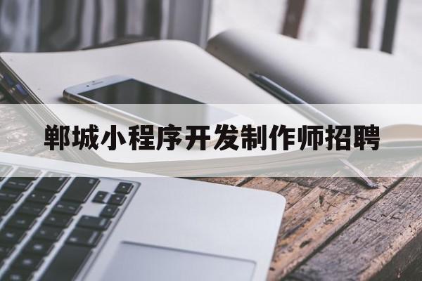 郸城小程序开发制作师招聘