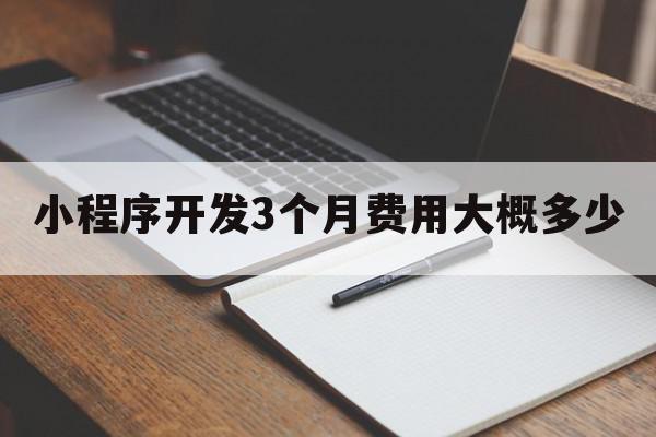 小程序开发3个月费用大概多少